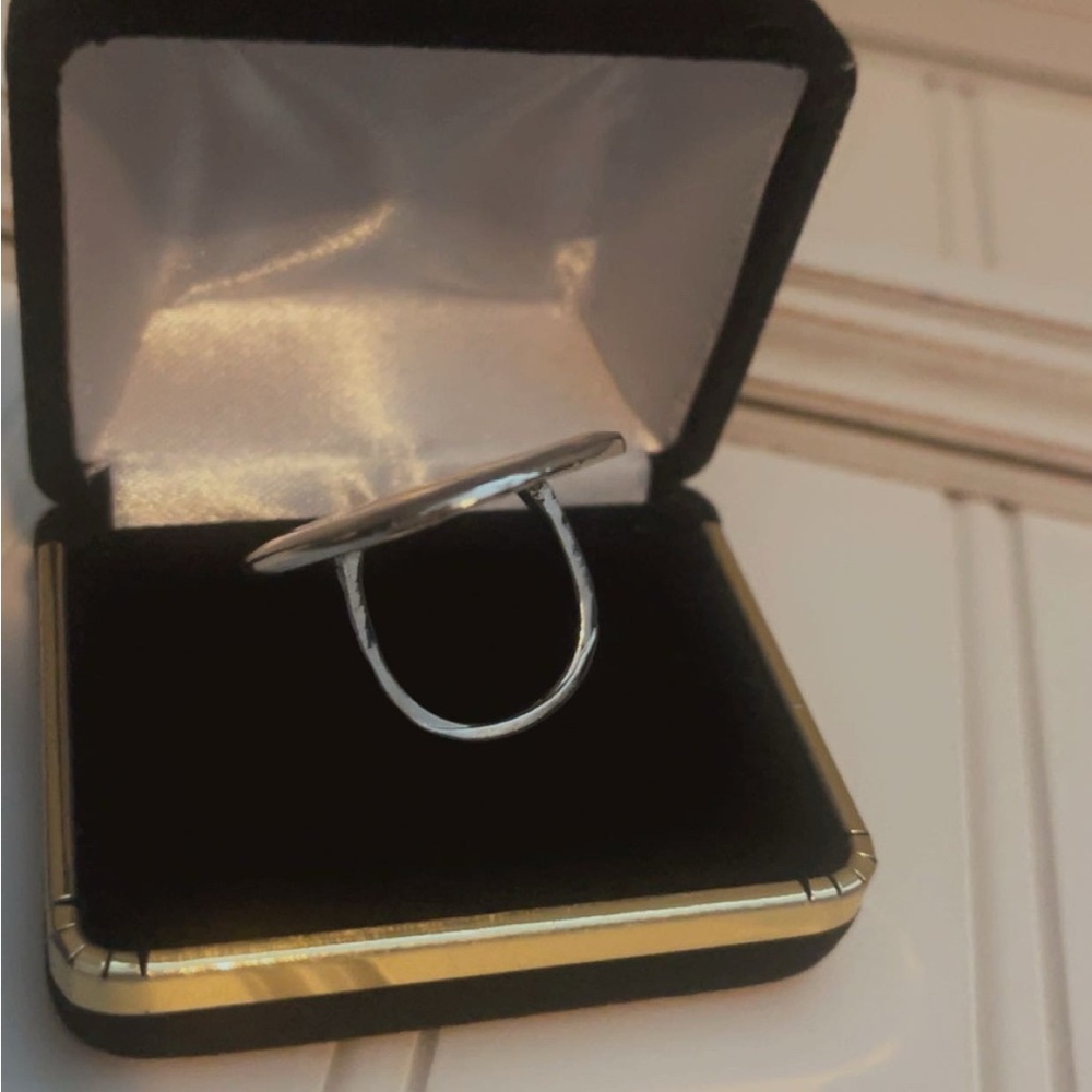 Silver Statement Ring Size 7 - image 3